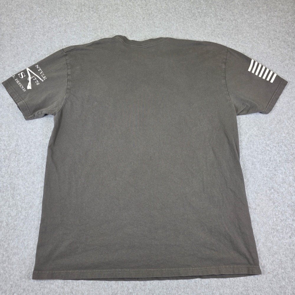 Grunt Style Golden Knights This We'll Defend T-Shirt Men's Size XL Gray Hockey - Picture 3 of 9